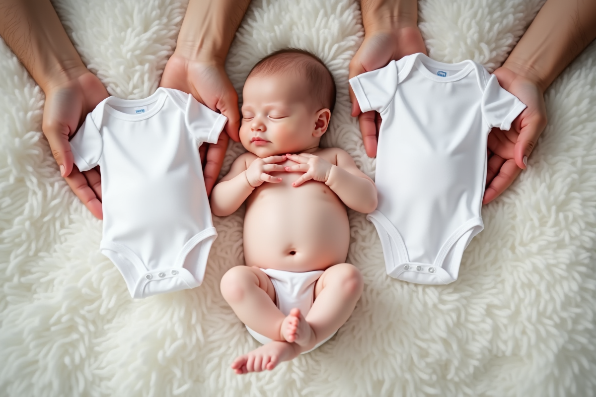Choisir la bonne taille de body pour un nouveau-né